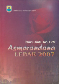 Hari Jadi Ke-179: Asmarandana Lebak 2007