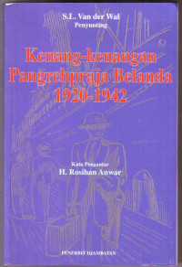 Kenang-kenangan Pangrehpraja Belanda 1920-1942